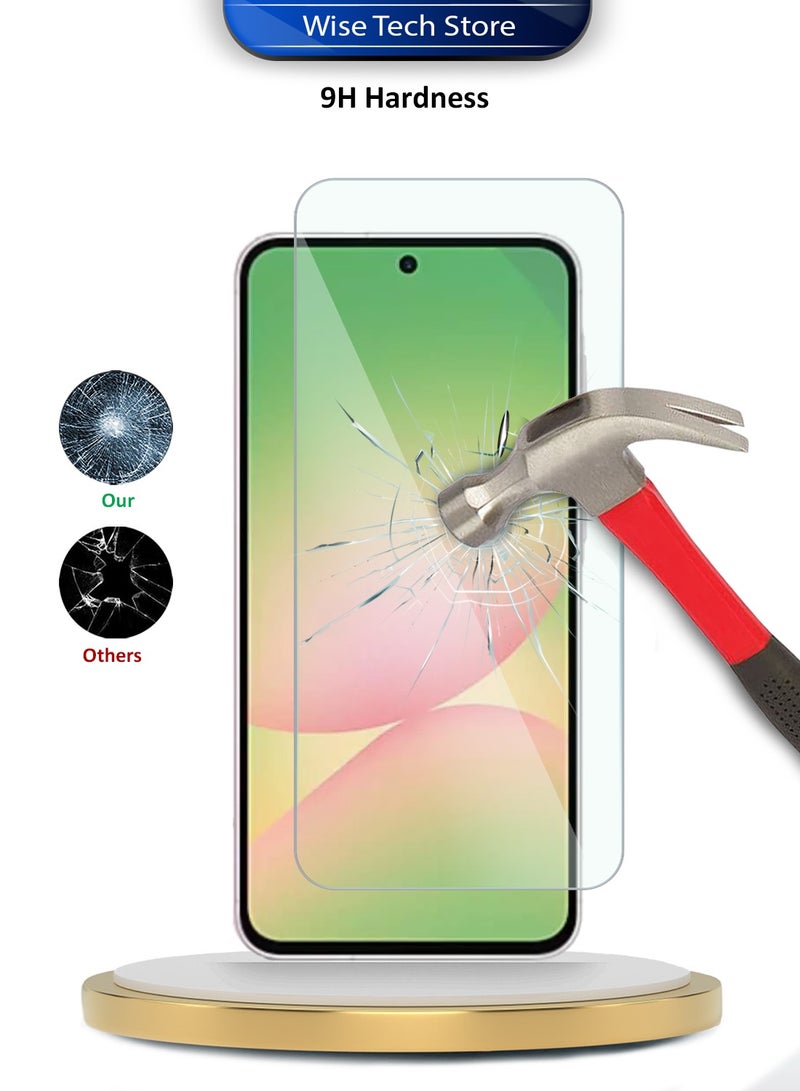 Wtech Samsung Galaxy A57 5G 2026 WTech Premium Series Curved Edges 9H 2.5D Tempered Glass Screen Protector (MSG9CN) - Clear - Image 3